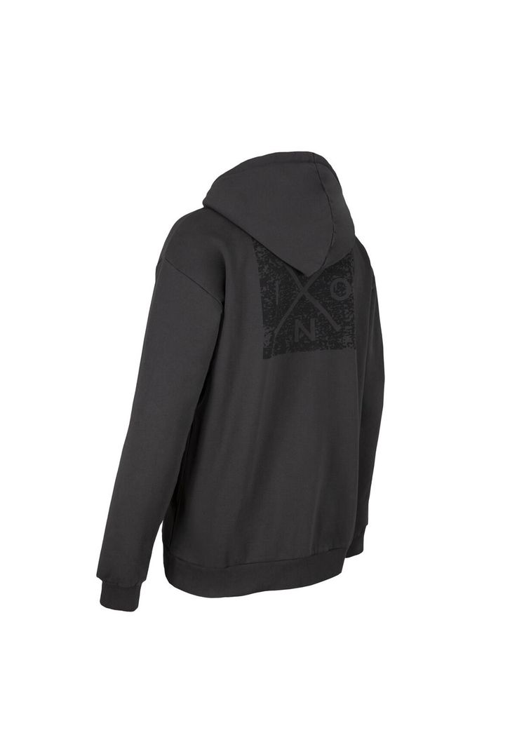 Poleron Men Full zipper Grey Black Cross-2