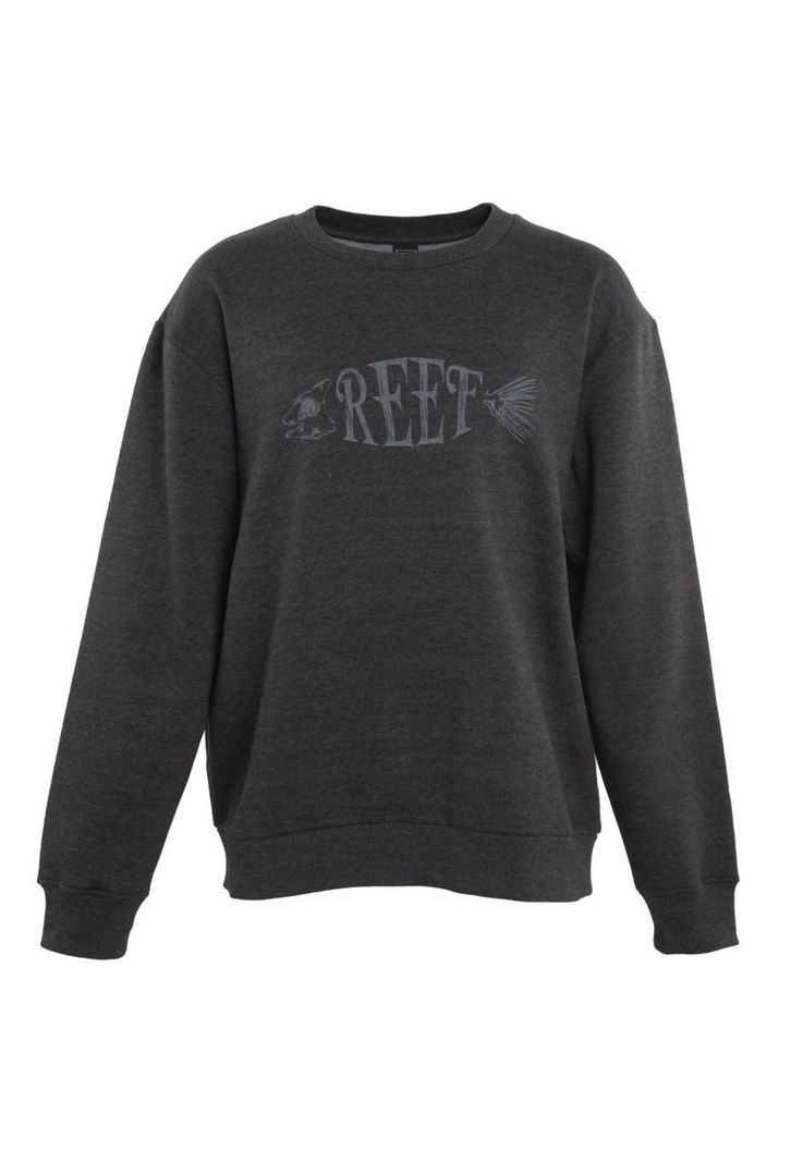 Poleron Men Crew Dark Grey fish-0