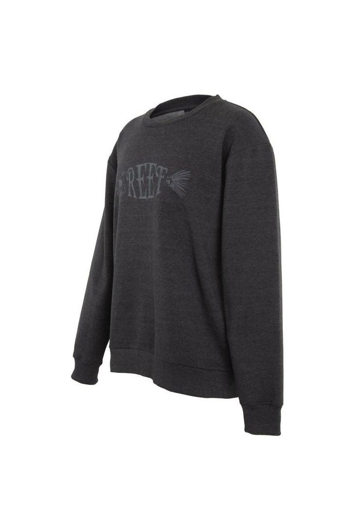 Poleron Men Crew Dark Grey fish-1