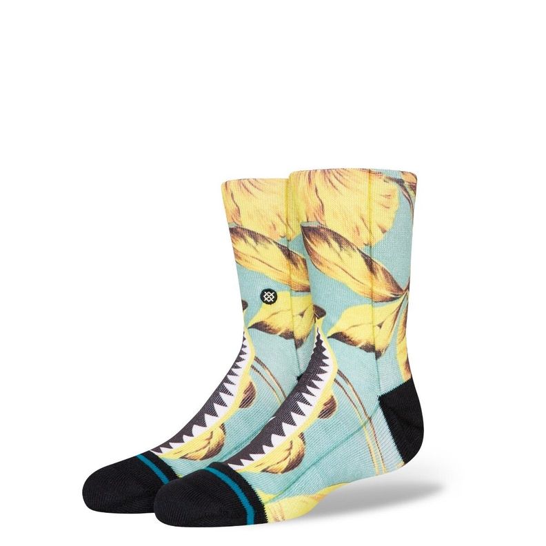 Stance Sock Kids Fleurbirds Teal Azul L