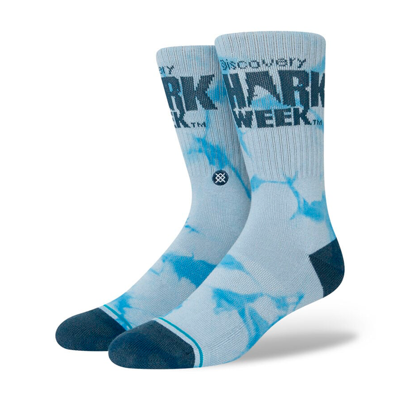 Stance Sock Kids Shark Week Blue Azul L