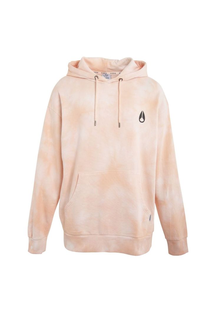 Poleron Men Hoodie Tie Dye Orange Icon Front-1