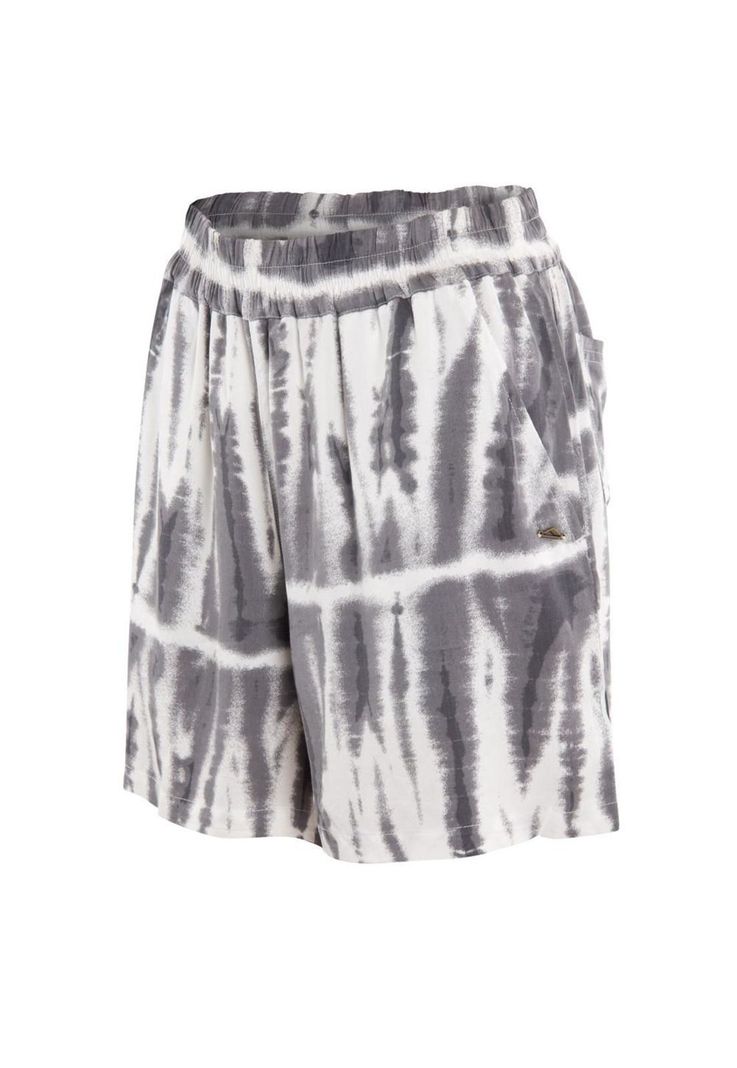 Short Tiedye Grey White-1