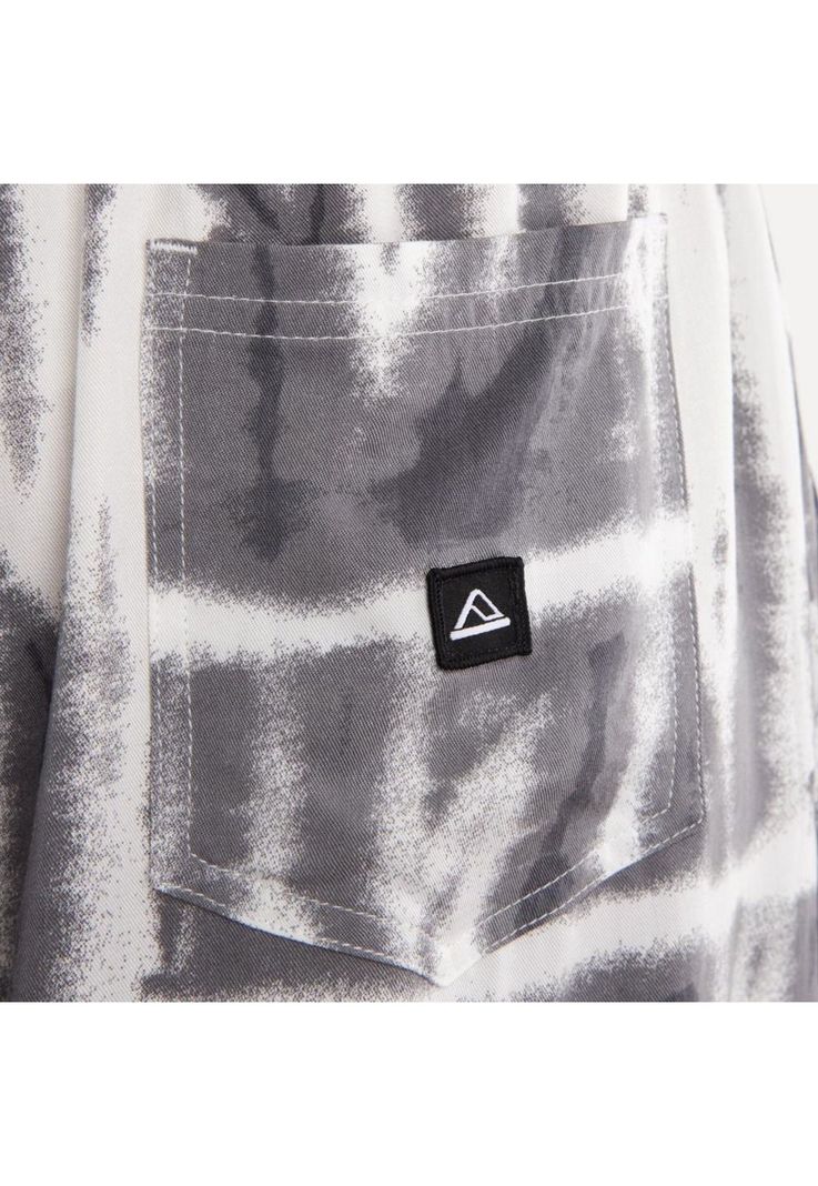 Short Tiedye Grey White-3