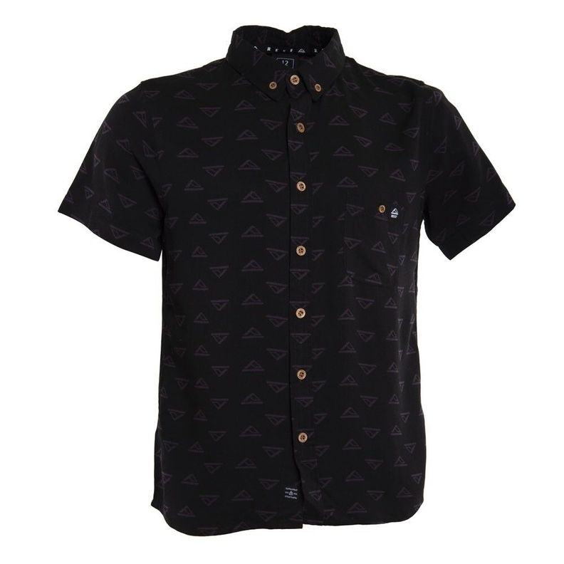 Camisa Kids Black Logo Grey Negro 10