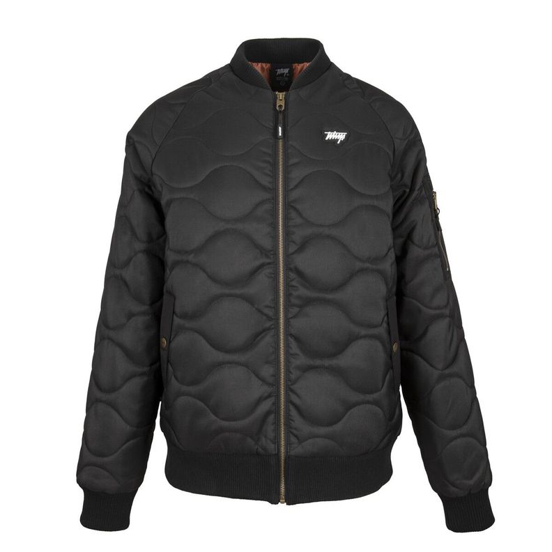 Chaqueta Whatup Full Zipper Aviator Black