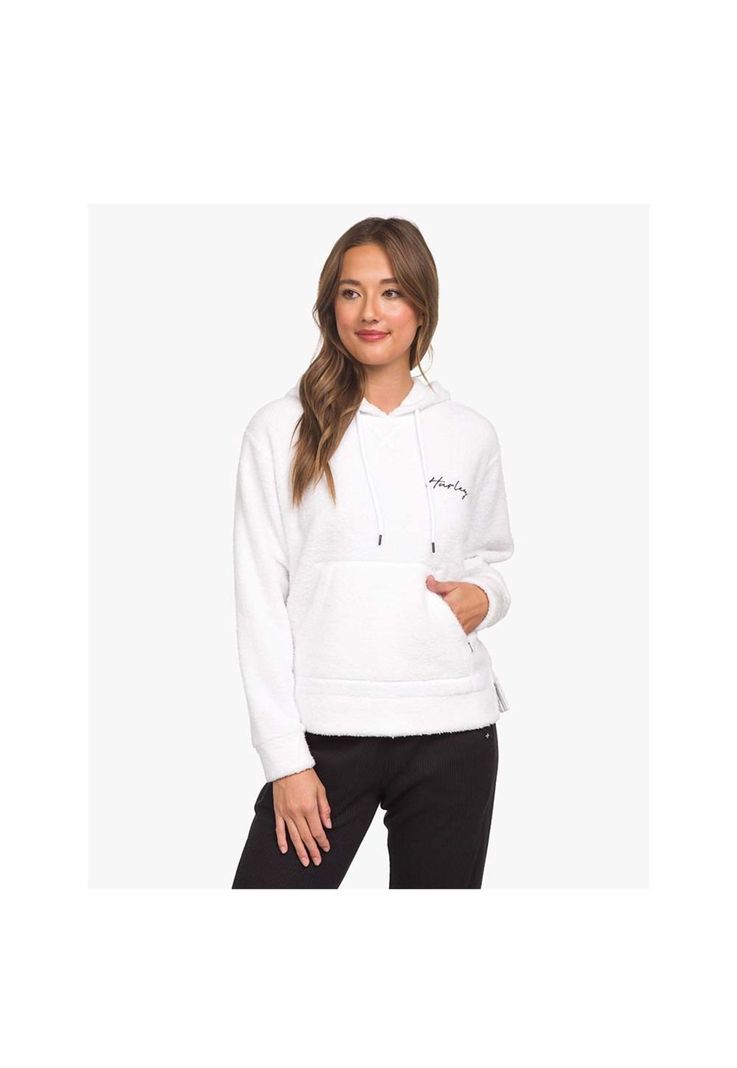 Poleron Teddy Sherpa Pullover Bright White Hurley-0