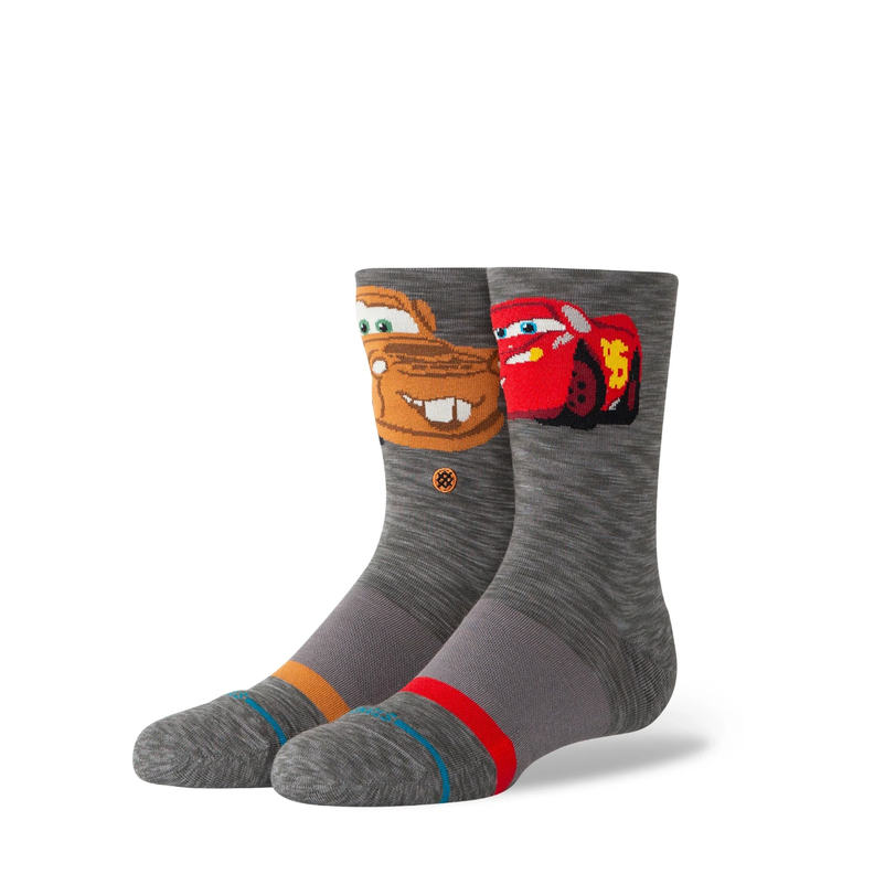 Stance Sock Kids Kachow Crew Dark Grey Gris L