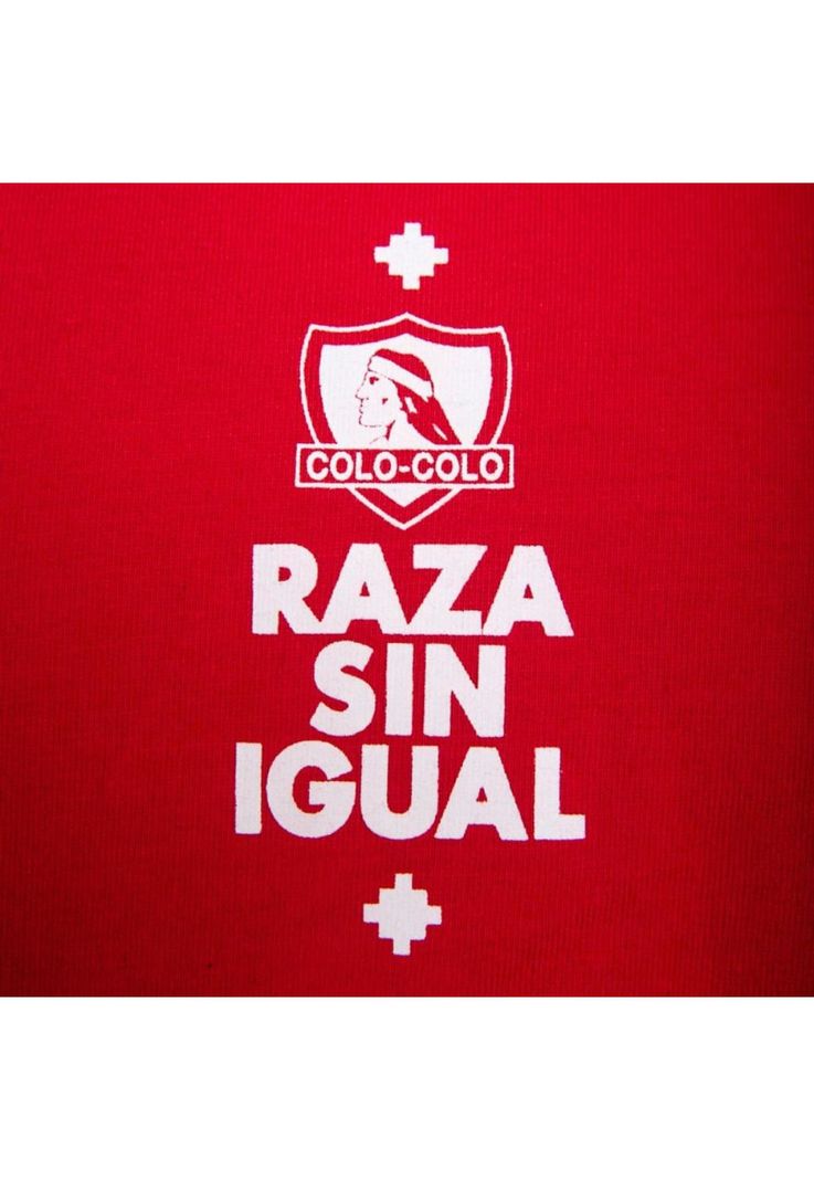 Polera Colo Colo Urbano "Raza Sin Igual" Roja-3
