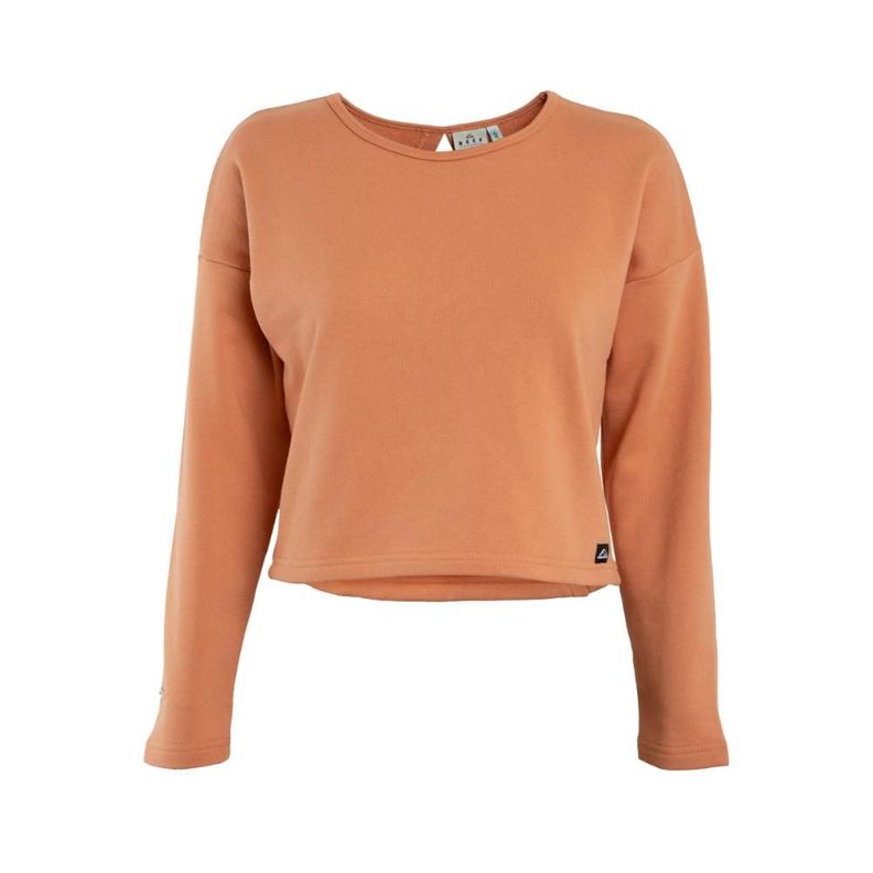 Poleron Nina Orange Crew Naranjo 10