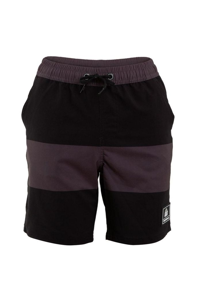 Traje de Baño Kids Strips Black Brown-0