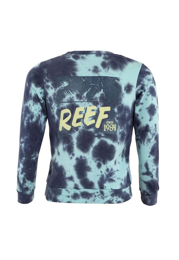 Poleron Kids Crew Tie Dye Blue Print-2