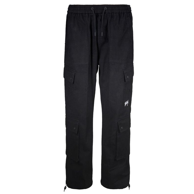 Pantalon Whatup Men Cargo Black Low Logo