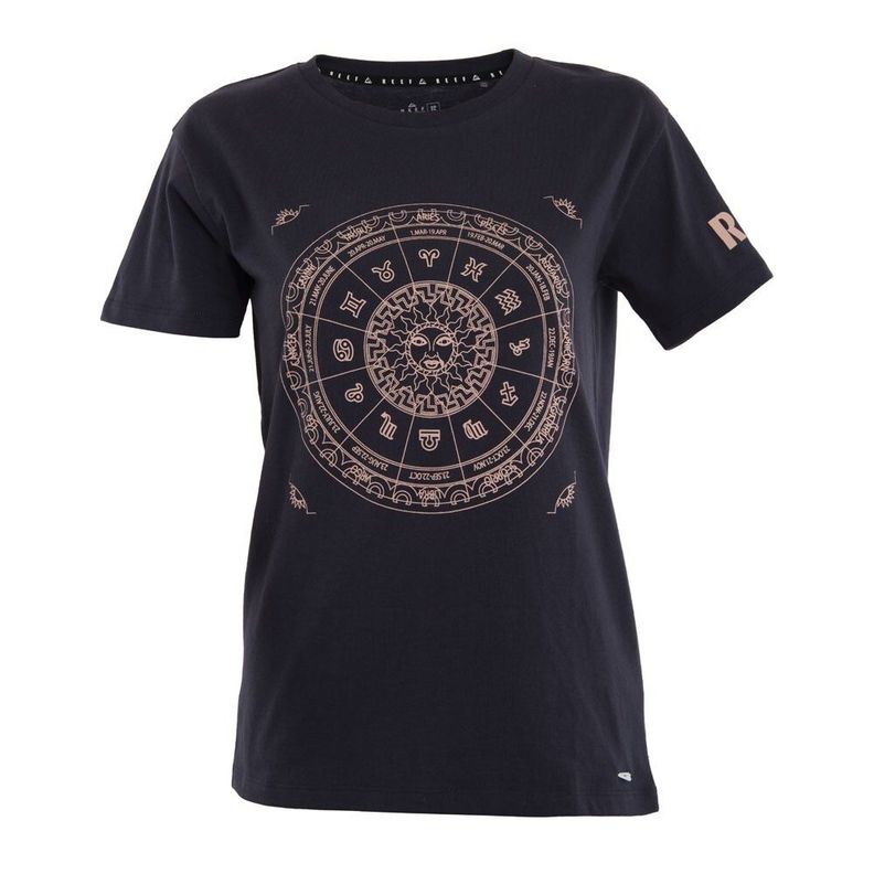Polera Girls Carta Astral Black Negro 10