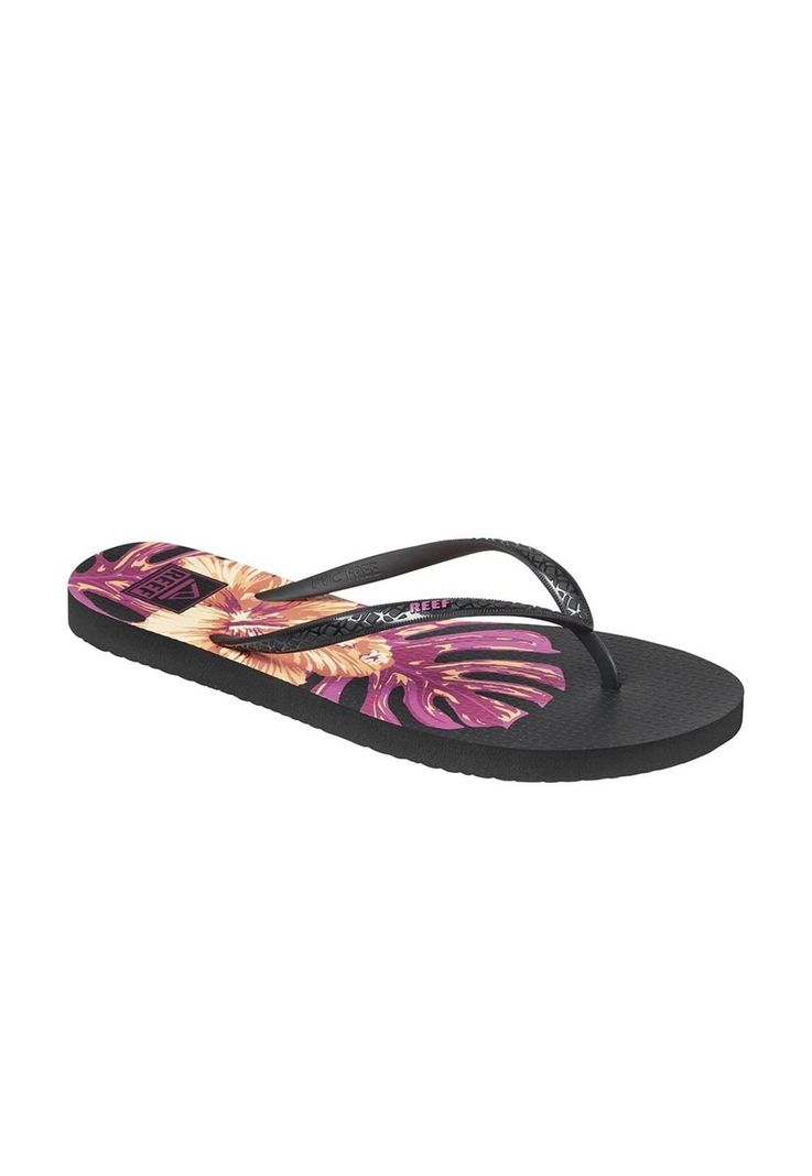 Sandalia Reef Print Women Black Purple Reef-0