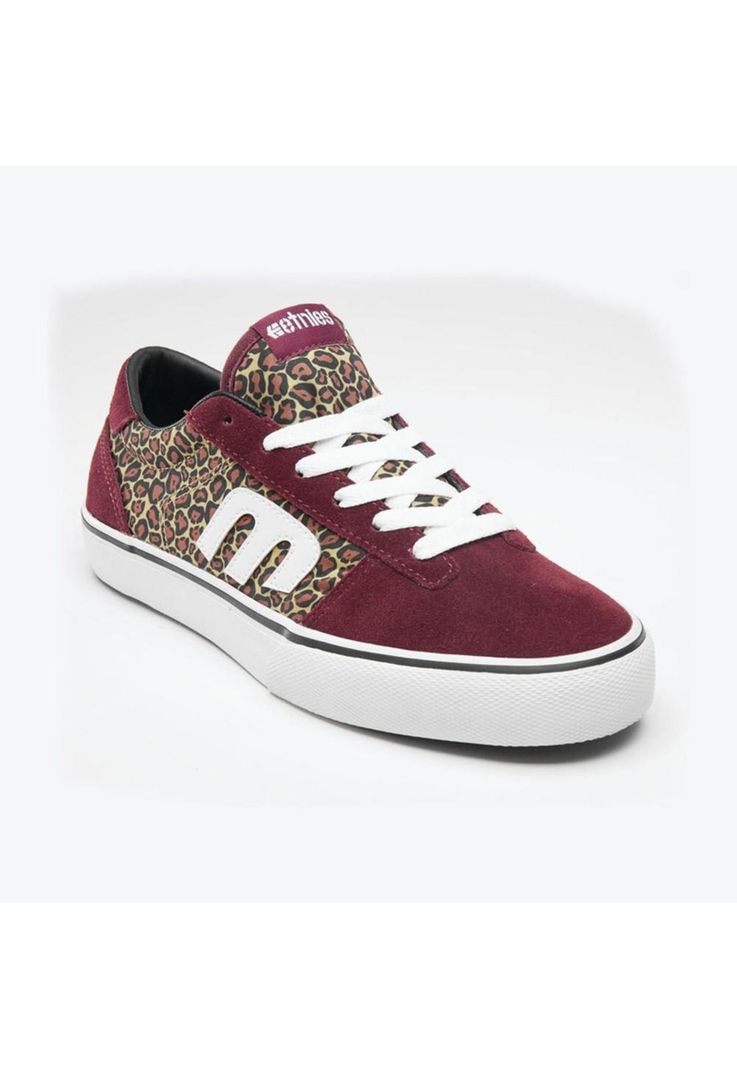 Zapatilla Calli Vulc W'S Burgundy Tan Etnies-1
