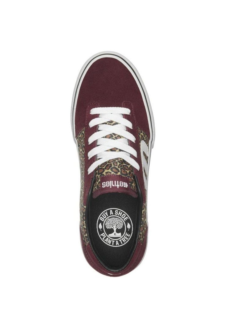 Zapatilla Calli Vulc W'S Burgundy Tan Etnies-2