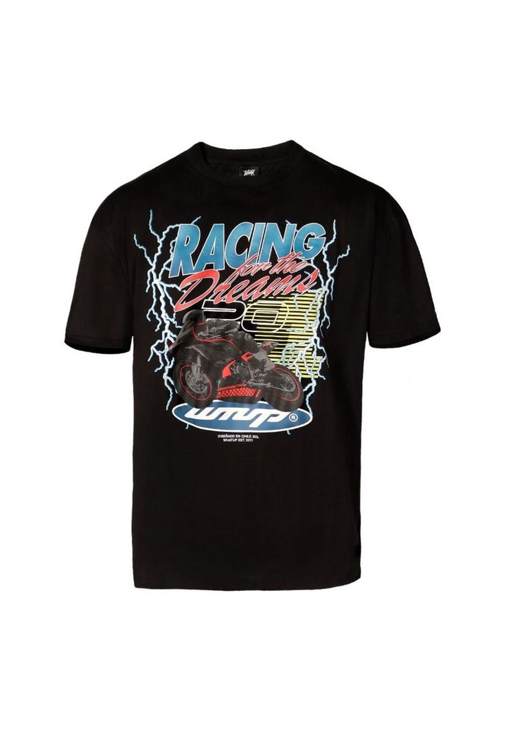 Polera Men Oversize Racing Black-0