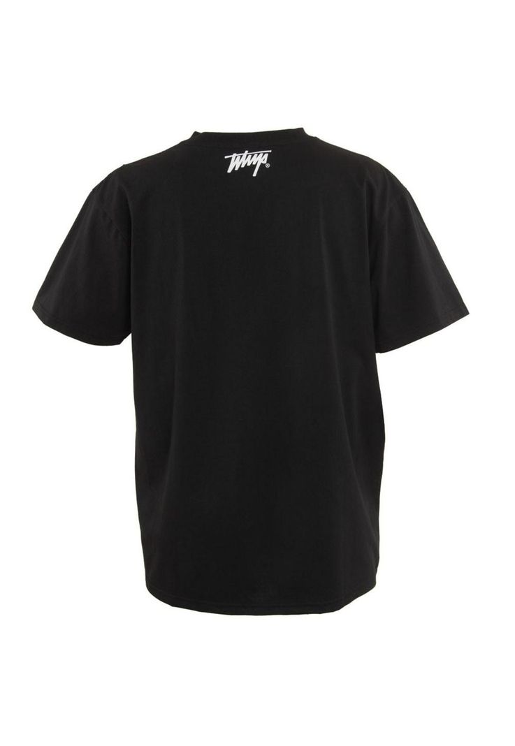 Polera Manga corta WHATUP Hombre  I2390 Negro-2