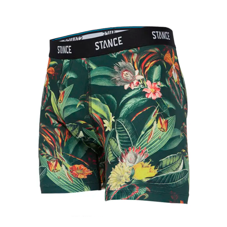 Boxer Men Stance Playa Larga Black Green Verde M