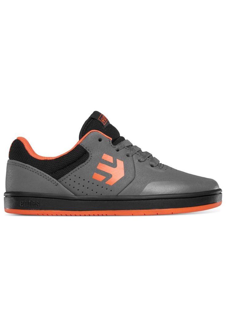 Zapatilla Kids Marana Grey Black Orange-0