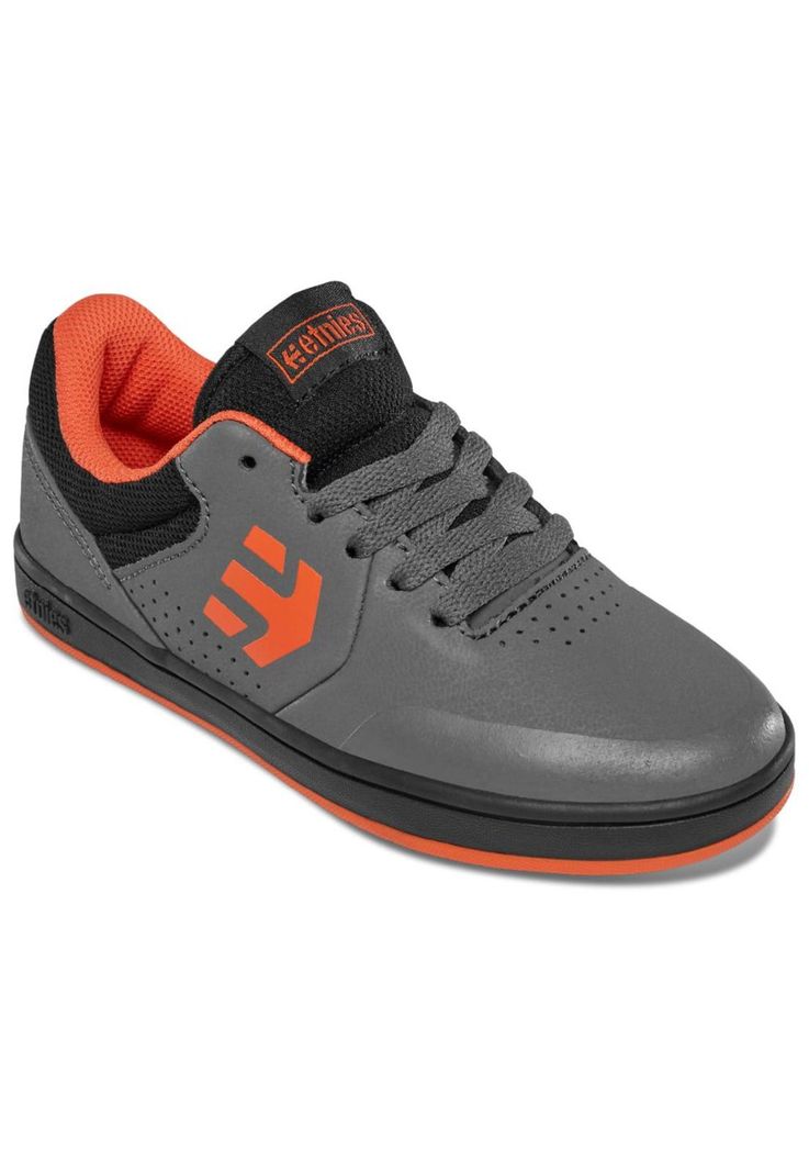 Zapatilla Kids Marana Grey Black Orange-1