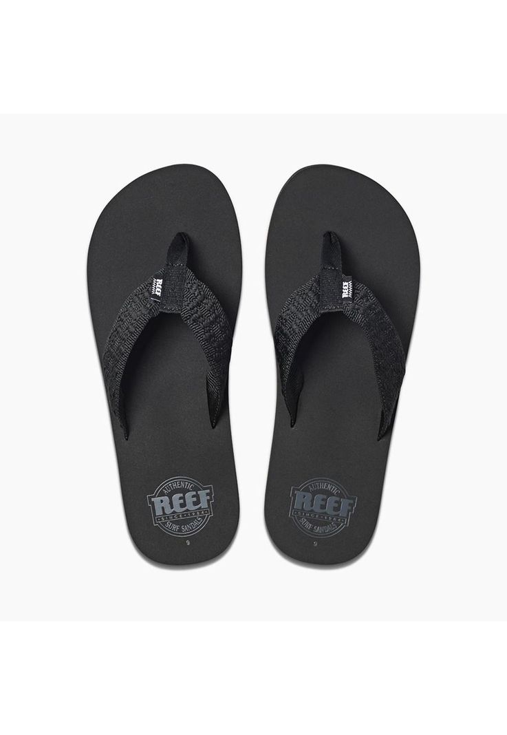 Sandalia Smoothy Men Black Reef-1