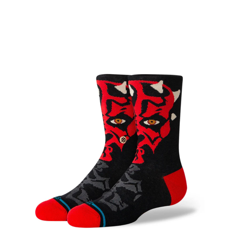 Stance Sock Kids Maul Crew Black Negro L