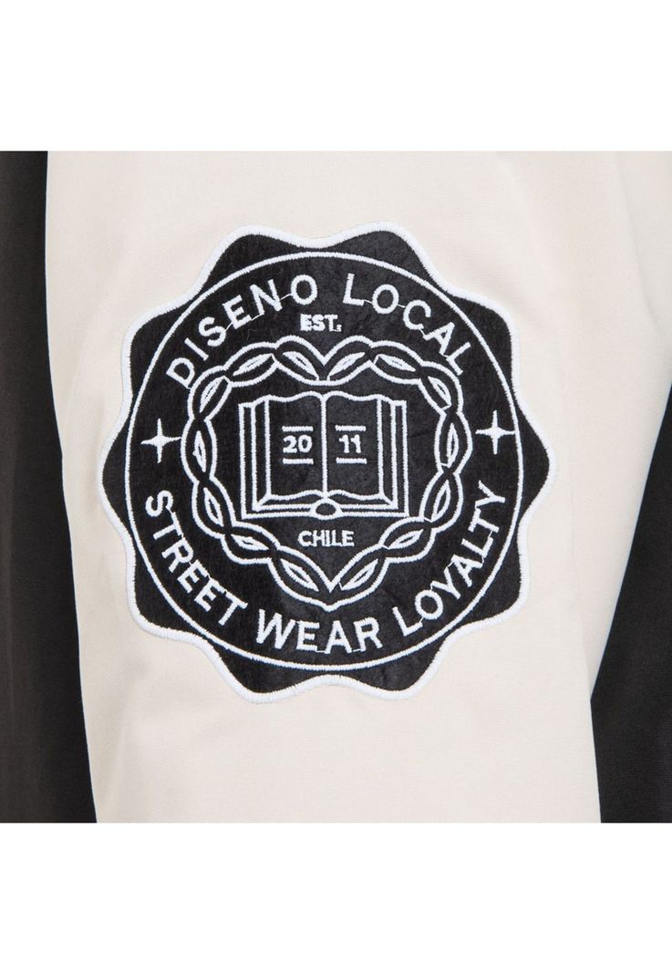 Chaqueta WHATUP Varsity Hombre I2360 Negro-4