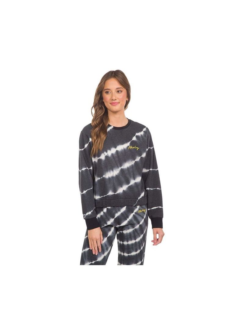 Polerón Tiedye Cropp Crew Cvr Bleach-0