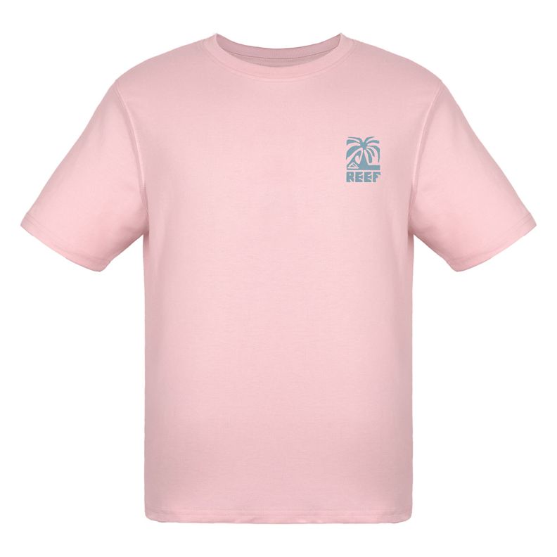 Polera Nino Reef Mini Print Rosa Rosado 10