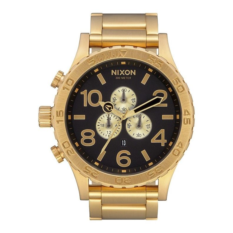 Reloj Nixon 51-30 Chrono All Gold Black
