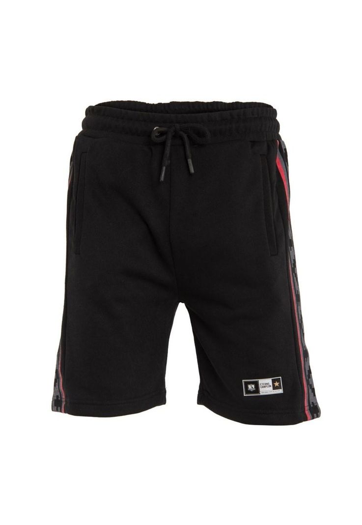 Short Colo Colo Urbano Black Diseño Banda Lateral Grey Red-0