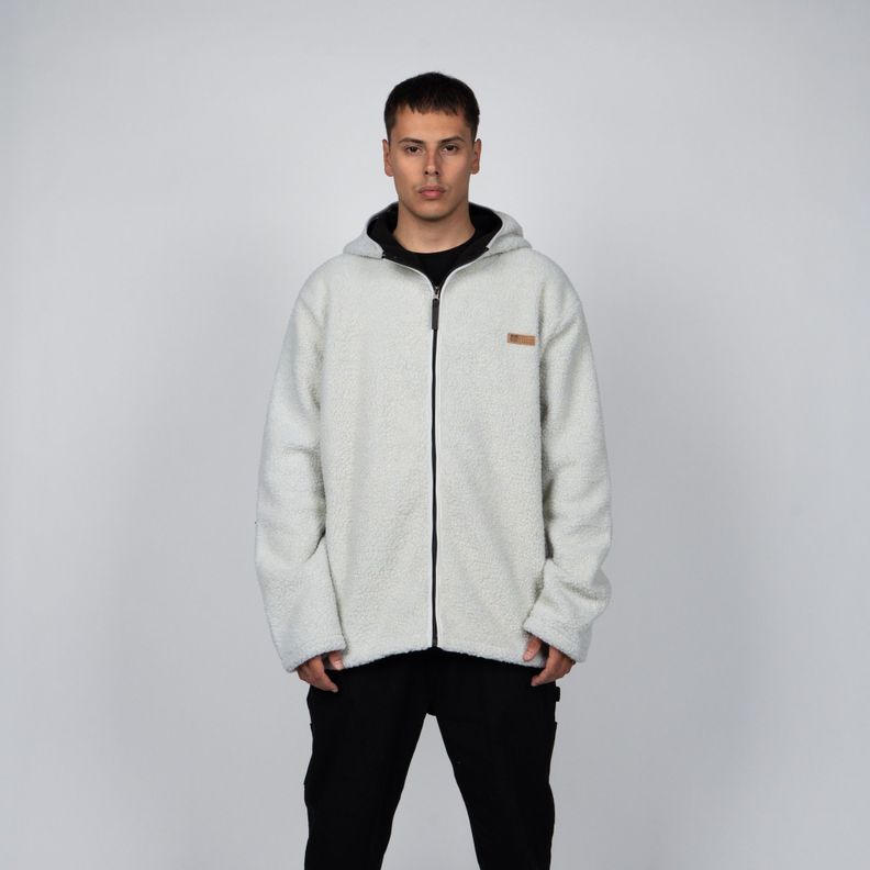 Sherpa Reef Men Full Zipper Beige