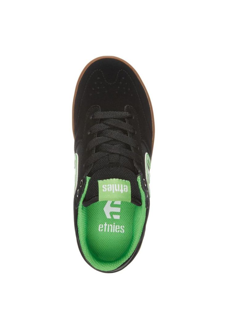 Zapatilla Kids Windrow Black Green Gum-2