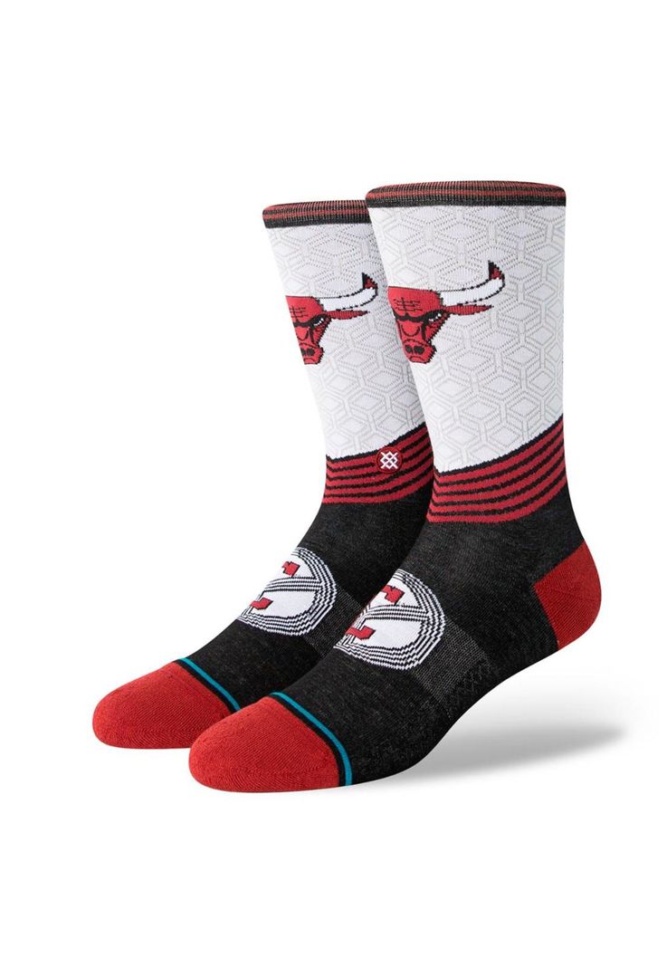 Stance Sock Men NBA Chicago Bulls City Black 2023-0