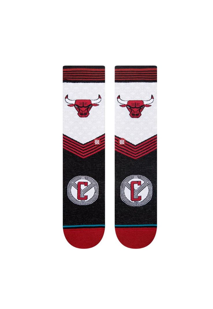 Stance Sock Men NBA Chicago Bulls City Black 2023-1