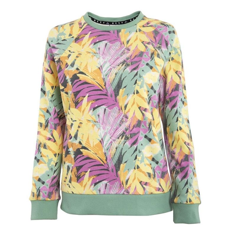 Poleron Kids Crew Leaf Multicolor Morado 10