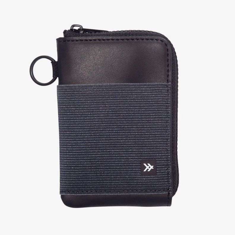 Billetera Thread Zipper Wallet Black