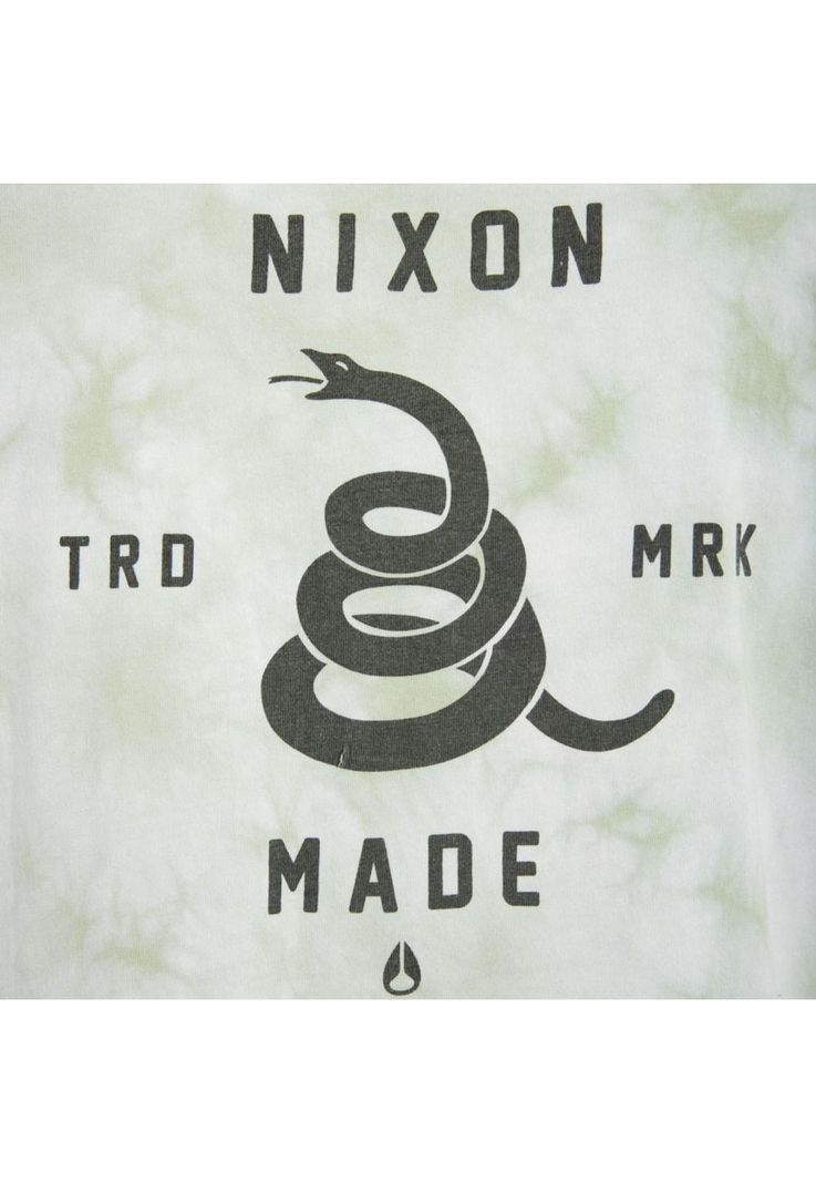 Polera Men Green Tie Dye Snake-3