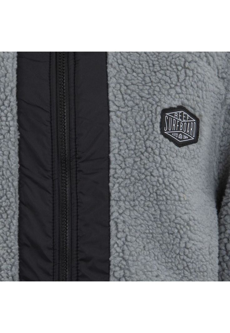 Poleron Men Sherpa Grey Black-3