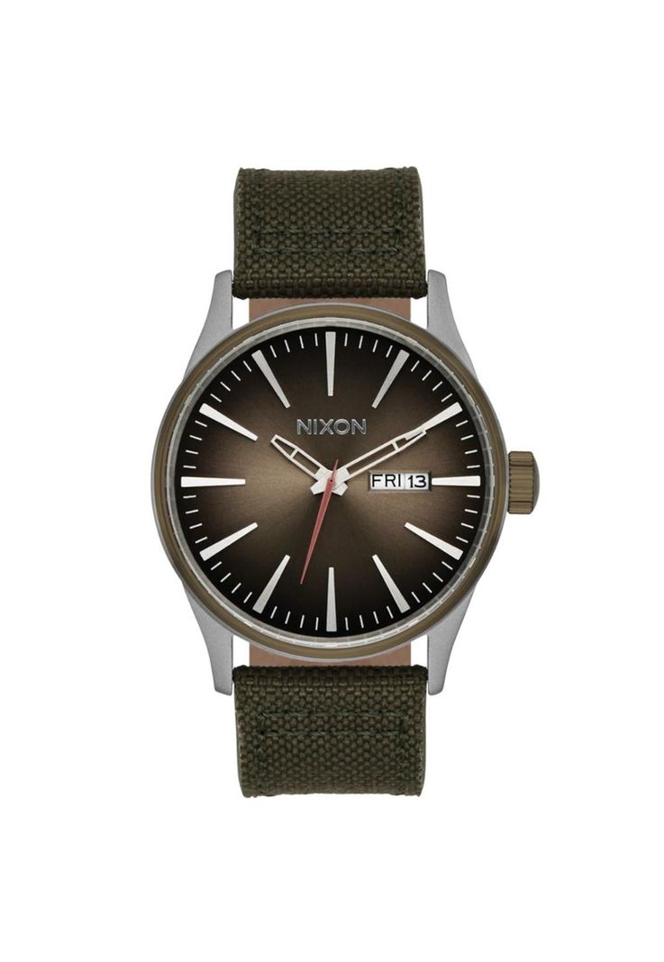 Reloj Sentry Nylon Silver Lt Brwn Forest-0
