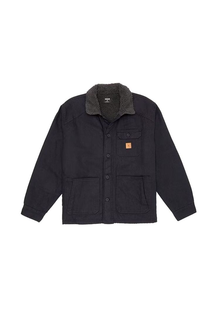 Chaqueta Bixby Canvas Sherpa Black-0
