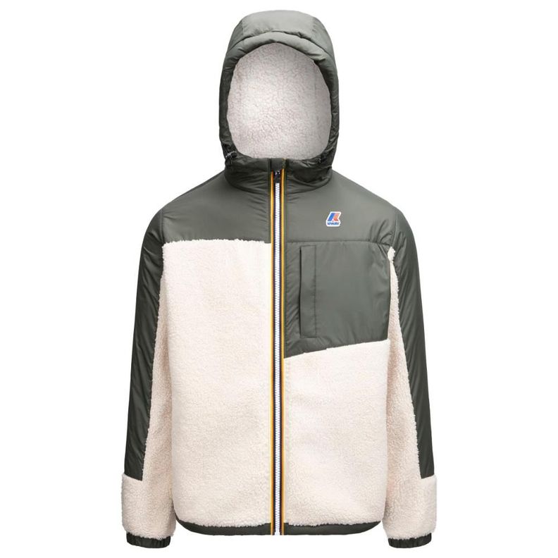 Chaqueta Le Vrai 3.0 Neige Orsetto Ecru Green Blackish