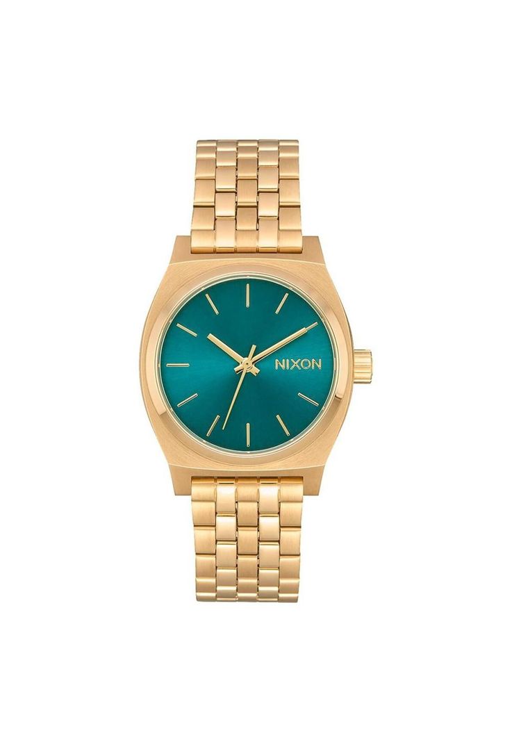 Reloj Medium Time Teller Light Gold Turquoise-0