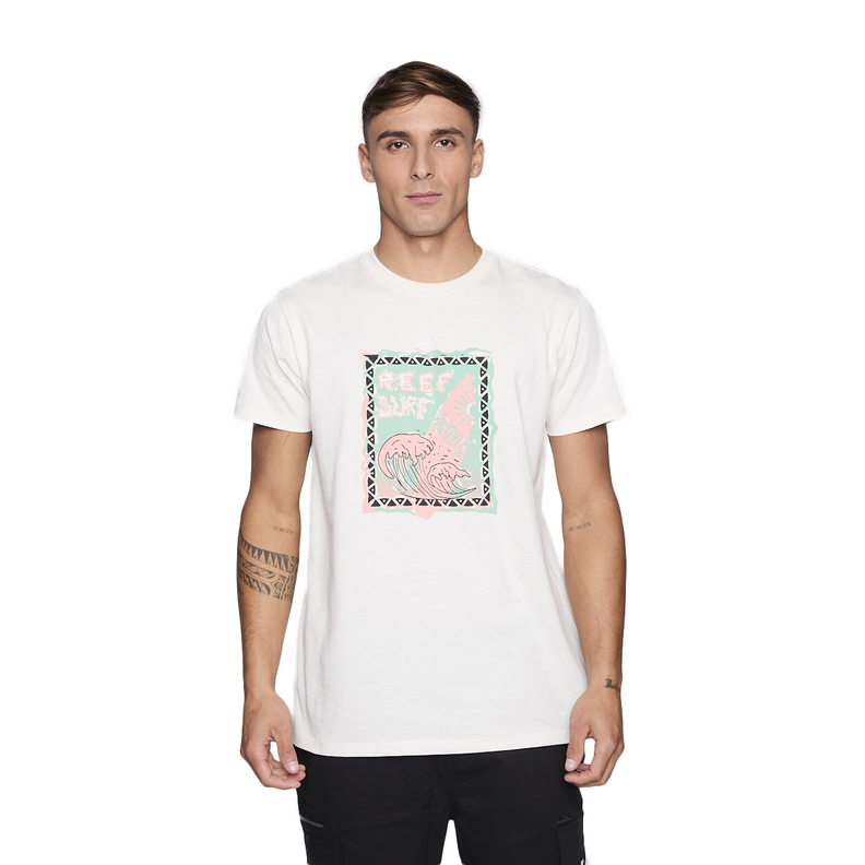 Polera Reef Men Surf Surf Beige S