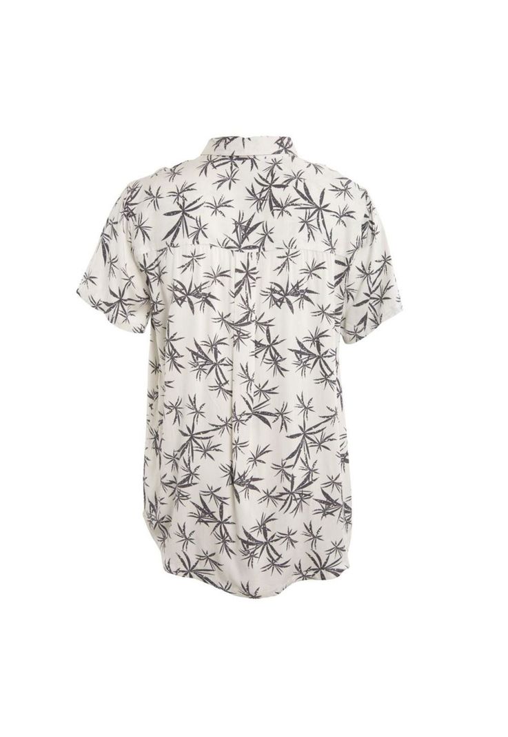 Camisa Men Manga Corta Palms Beige-2