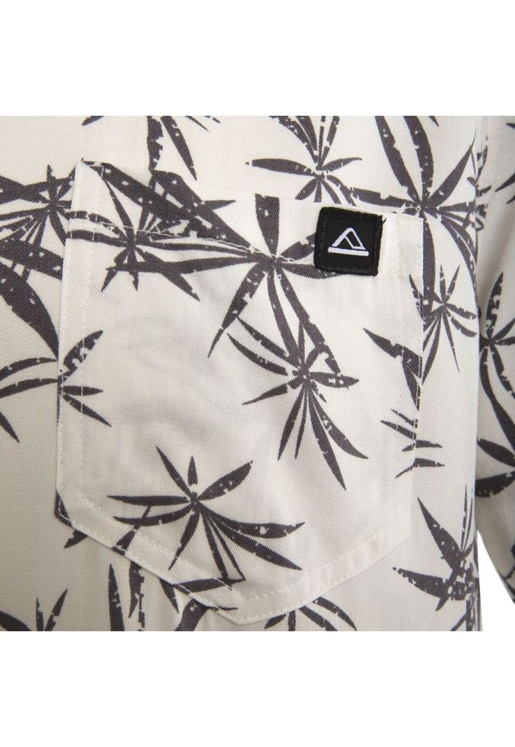 Camisa Men Manga Corta Palms Beige-3