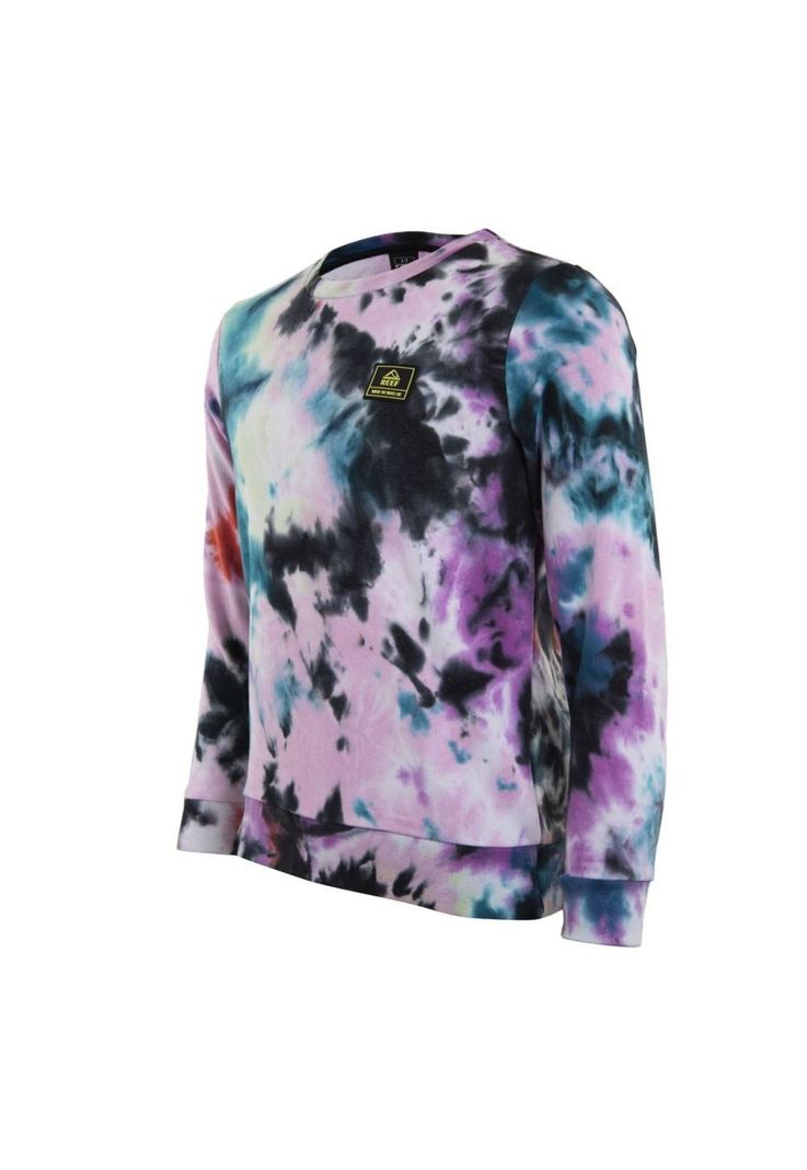 Poleron Kids Crew Tie Dye Purple-1