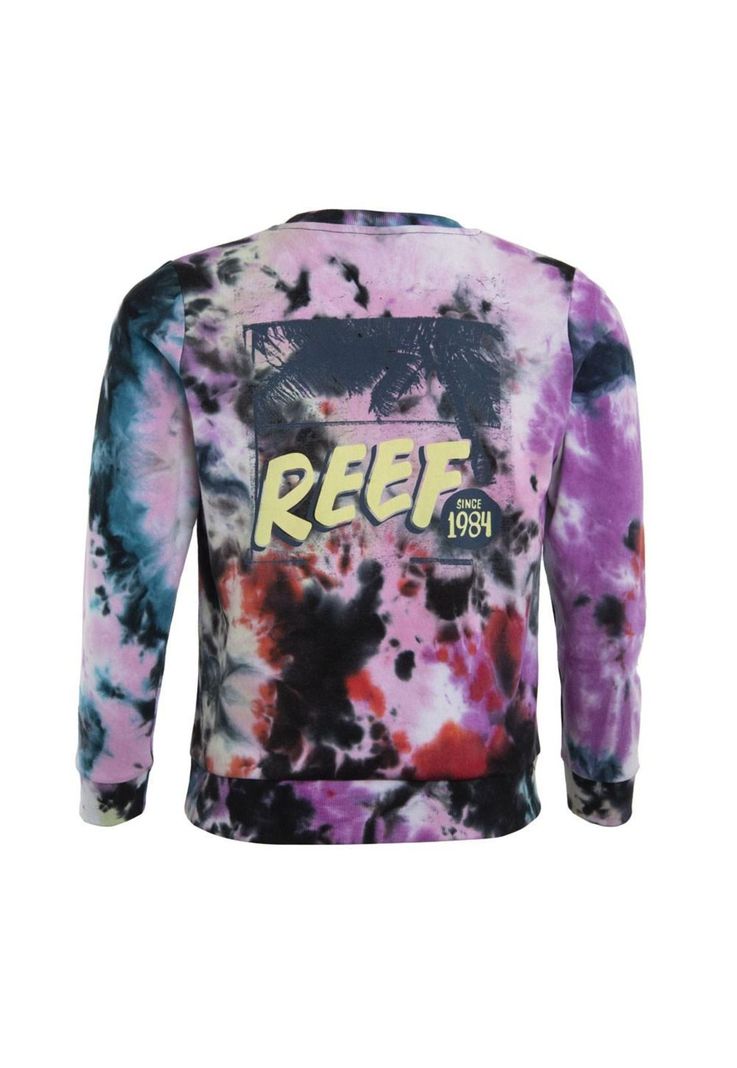Poleron Kids Crew Tie Dye Purple-2